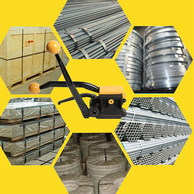 Ferramenta manual de banda de aço para embalagens de paletes de ferro de prateleira de ferro e interface sem firmeza