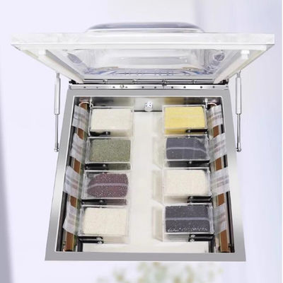 Máquina de embalagem de arroz para grãos e feijões de sacos de plástico fácil de operar