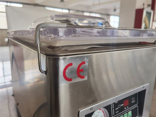 Máquina de vedação a vácuo de mesa para embalagens alimentares de carne vegetal