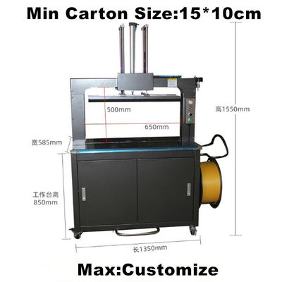 1300*700*1600cm Máquina automática elétrica de enrolamento de correia de PP para embalagens de cartão