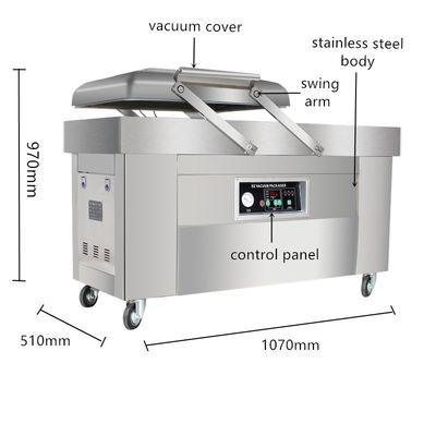 Máquina de vedação a vácuo de alimentos pesada com certificado CE e outras características avançadas