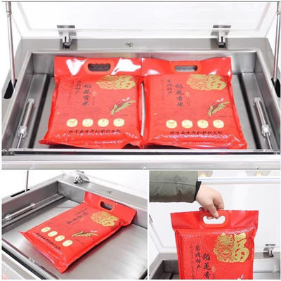 Máquina de embalagem automática de vácuo de forma dupla para 5 kg/10 kg de arroz