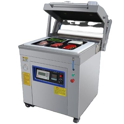 Máquina de embalagem a vácuo semiautomática para embalagem de sacos de embalagem