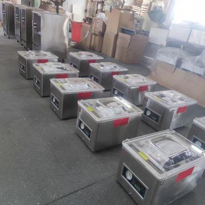 Embalagem de plástico Sealer de vácuo de câmara única para queijo Peixe seco Kimchi Chá Café