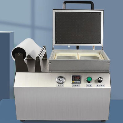 Home Peixe Máquina de embalagem de pele de vácuo para max 1pc Taça tamanho 260*175*30mm*1pc e vedação