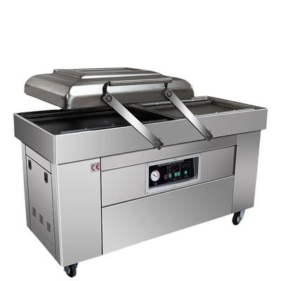Secador de vácuo de câmara grande dupla de aço inoxidável para vedação de arroz Tamanho 400 * 10mm * 2pcs