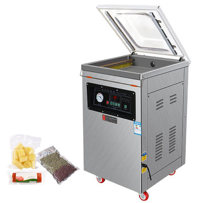 Máquina de embalagem a vácuo para alimentos Carne Grãos integrais Câmara líquida Tamanho 60*52*15cm