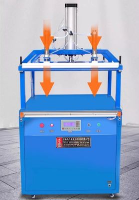 Sacos de embalagem de alimentos Máquina automática de vedação a vácuo por compressão de ar com mesa de trabalho