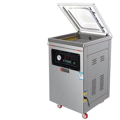 Máquina de embalagem a vácuo de aço inoxidável DZ 400 para alho batata alimentos carne peixe queijo