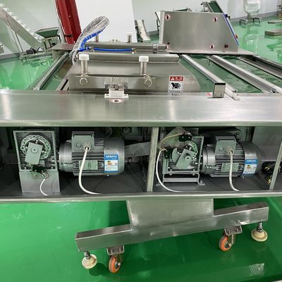 2020*1620*1200mm Máquina automática de embalagem de vácuo de arroz em banda contínua para alimentos