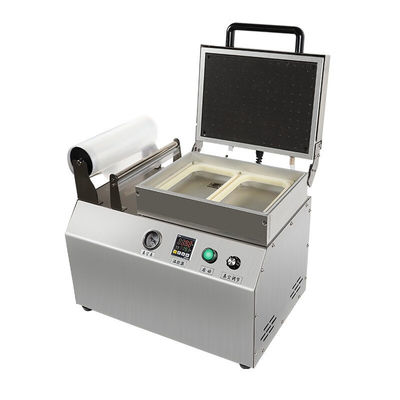 Sealer de pele de vácuo de fast food para carne de mesa com motor elétrico e taxa de bomba de 10m3/h