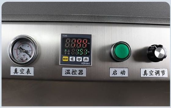 Sealer de pele de vácuo de fast food para carne de mesa com motor elétrico e taxa de bomba de 10m3/h