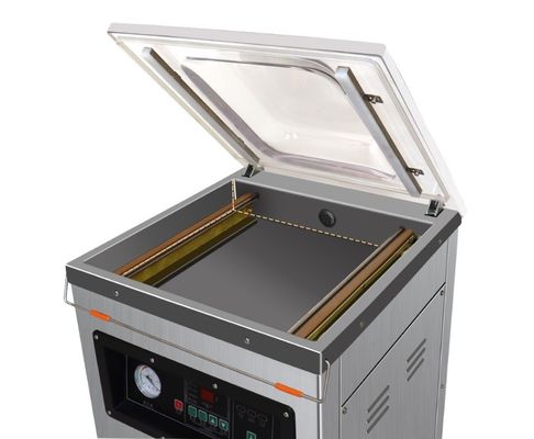 Máquina de embalagem a vácuo de sacos de plástico de câmara única para arroz Alimentos Peixe Milho Amendoim