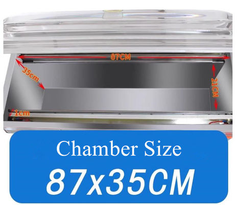 900W Potência do motor Semi-Automático Sealer de vácuo para Carne Frutos do mar Frutos de frango Peixe Arroz