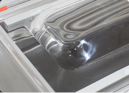 900W Potência do motor Semi-Automático Sealer de vácuo para Carne Frutos do mar Frutos de frango Peixe Arroz