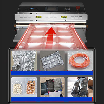 20 m3/h Velocidade da bomba Fecho de vácuo externo vertical para a conveniência da embalagem de alimentos