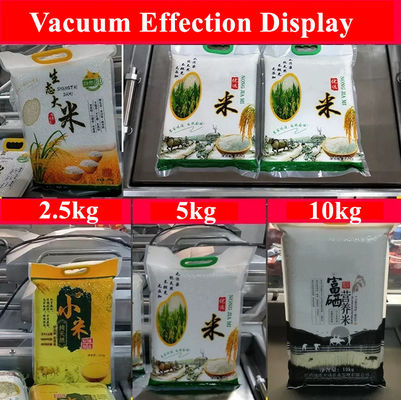 Máquina de embalagem de arroz de 5 kg/10 kg de sacos plásticos de vedação de alimentos grãos feijão máquina de vedação a vácuo