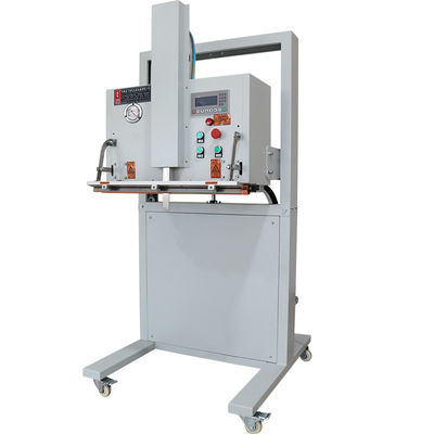 Máquina de embalagem vertical a vácuo externo com bocal de descarga de gás acionado pneumaticamente