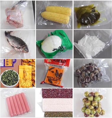 2Pc Sealing Strip Sealer de vácuo para Nut Nut Food Beef Snack Cheese Câmara de aço inoxidável