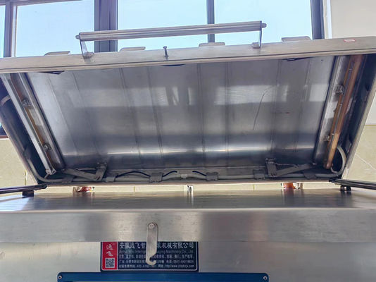 Máquina de embalagem a vácuo de peixes marinhos com comprimento de vedação de 400 mm*2pcs e taxa de bombeamento de 40m3/h