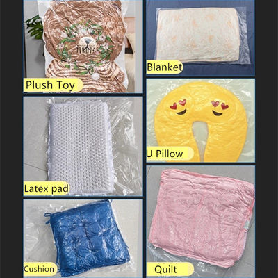 220V/50HZ Material de embalagem de plástico Máquina de embalagem a vácuo para roupas Coussin Quilt