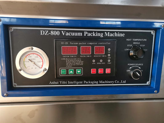 DZ-800/2S Máquina de vedação a vácuo de câmara dupla para embalagem a vácuo de alimentos