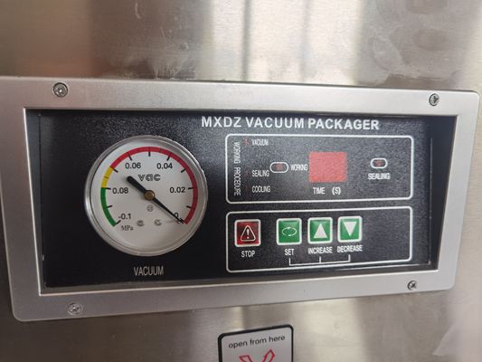 Máquina de embalagem a vácuo de 250 W para conservação de alimentos secos e úmidos