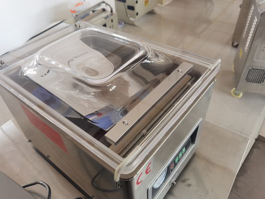 Máquina de embalagem a vácuo de 250 W para conservação de alimentos secos e úmidos