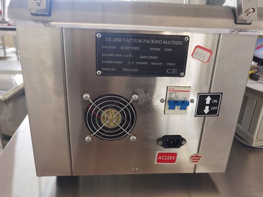 Máquina de embalagem a vácuo de câmara única para alimentos em hotéis