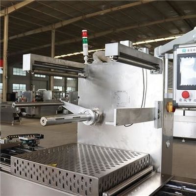 4800*850*2000mm Máquina automática de embalagem a vácuo de termoformagem para produtos de queijo