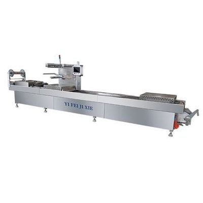 4800*850*2000mm Máquina automática de embalagem a vácuo de termoformagem para produtos de queijo