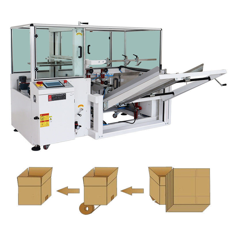 Máquina de vedação automática de caixas de cartão, erector, com design compacto 1899-2460*2080*1492mm