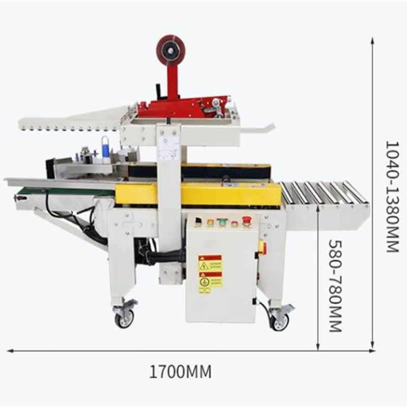 Máquina versátil de vedação e rotulagem de cartão para embalagens Aplicar comprimento de cartão≥130mm