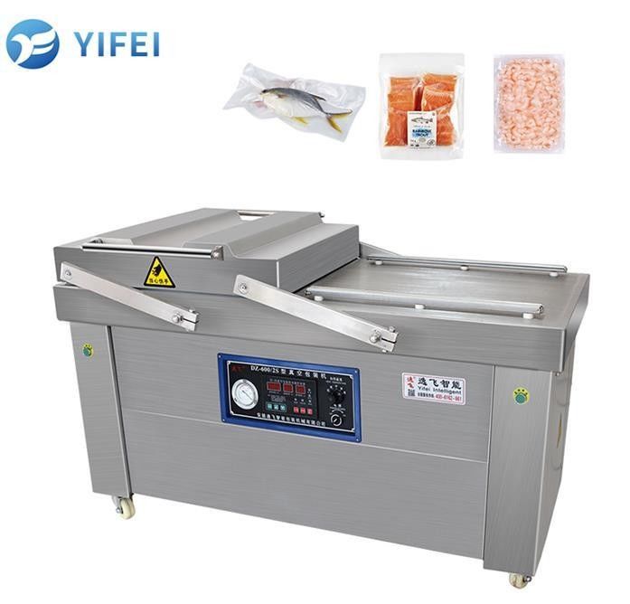 Máquina de embalagem a vácuo semiautomática de 380V para frango inteiro saco plástico grande grande