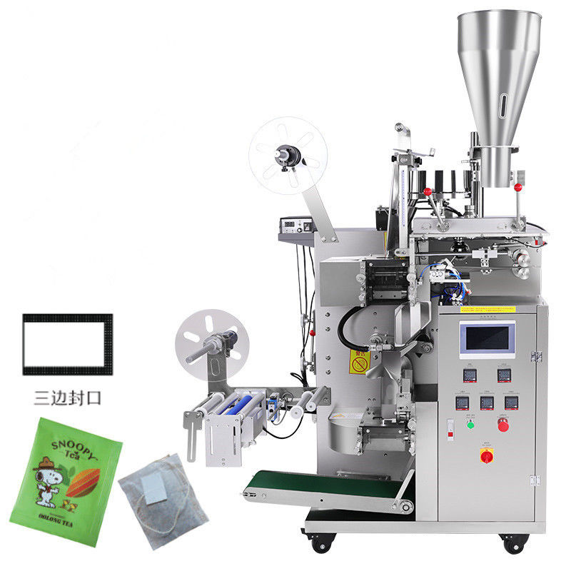 L1805*W731*H2065mm Máquina de embalagem dupla de chá para pó granular e papel de filtro