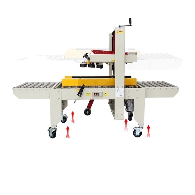 Fácil de operar Máquina de cinta adesiva semi-automática para selar caixas de cartão 106 KG