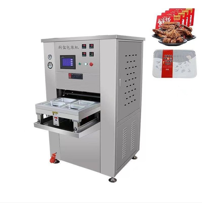Tipo de embalagem Sacos selante automático a vácuo para alimentos Embalagens de refeições em caixas de almoço