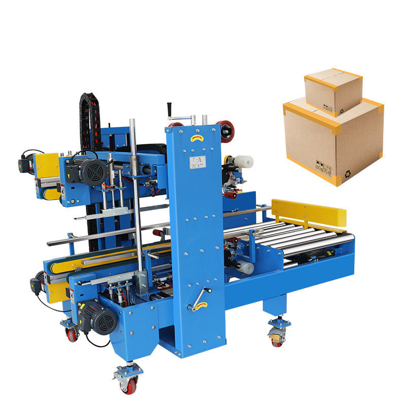 48/60/72mm Máquina de vedação de canto de caixa de cartão de tamanho de fita para eficiência de embalagem de 500 kg