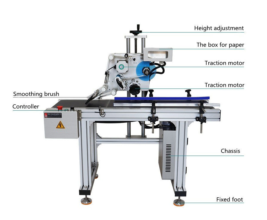 70 KG Máquina de rotulagem de cartão totalmente automática para sacos de embalagem de cartão expresso