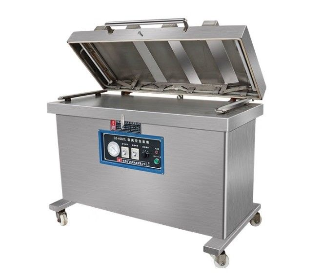 Máquina de vedação a vácuo para sacos de plástico a motor elétrico Dz400 220V