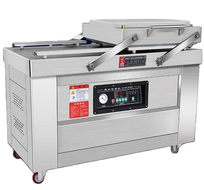 DZ-400 Commercial Double Flat Chamber Vacuum Packing Sealer para lojas de materiais de construção