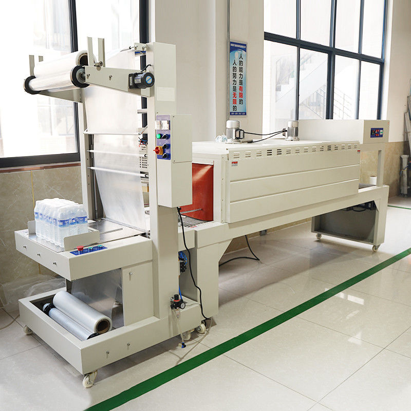 750 50mm altura da mesa de trabalho Semi-automática PET garrafa encolher máquina de embrulho para garrafas de água