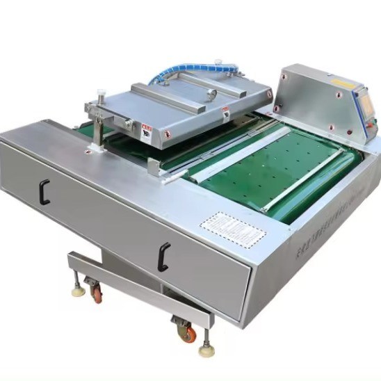 Máquina de embalagem a vácuo contínua de grãos e vegetais silvestres