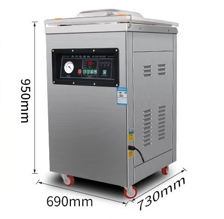 Máquina de embalagem de câmara única fácil de operar para picles e molho de porco condimentado