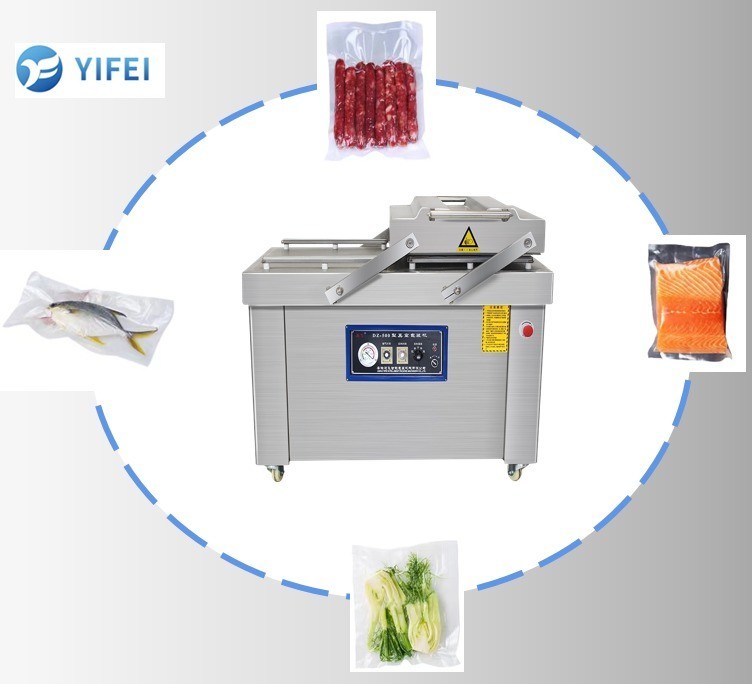 Máquina de embalagem a vácuo para armazenamento de alimentos