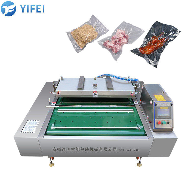 Tamanho máximo do pacote 1000*420*9mm Máquina de vedação automática a vácuo para carne, peixe e frango