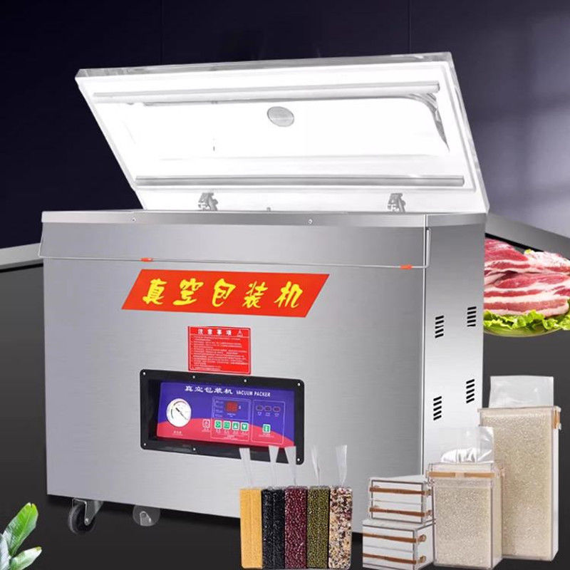 Fácil de DZ-850 Saco de plástico selando máquina de embalagem de arroz alimentos grãos feijão máquina selante de vácuo