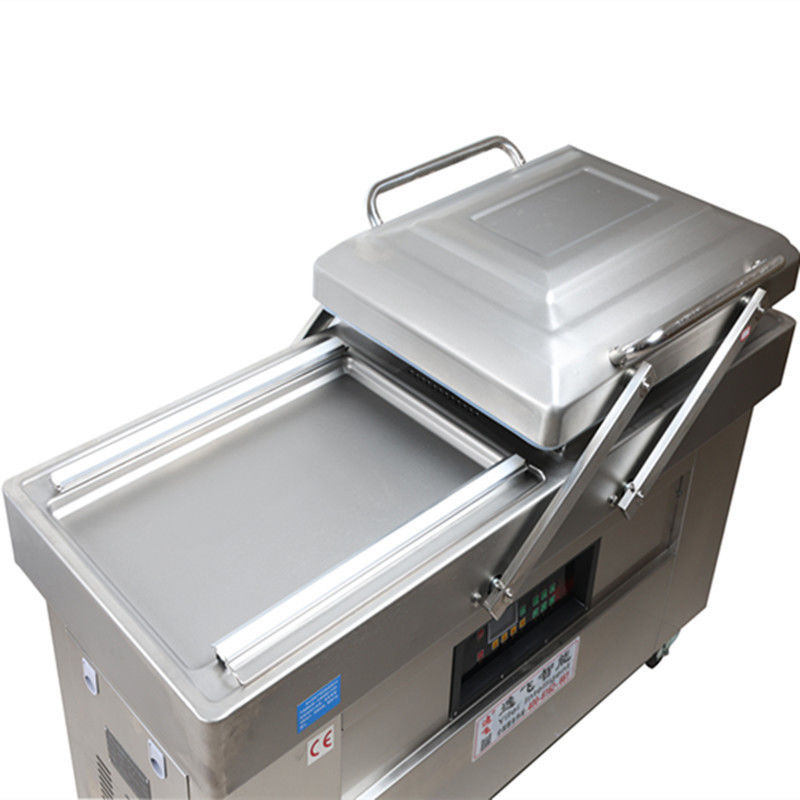 Seis funções de memória Máquina de vedação de embalagem a vácuo de câmara dupla para embalagens alimentares